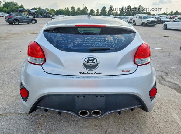 KMHTC6AE7GU275512 2016 HYUNDAI VELOSTER Silver Вид ззаду