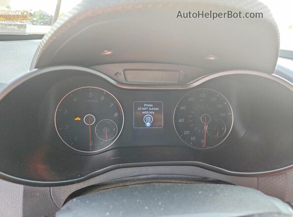 KMHTC6AE7GU275512 2016 HYUNDAI VELOSTER Silver Вид щитка приладів