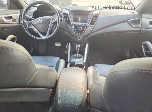 KMHTC6AE7GU275512 2016 HYUNDAI VELOSTER Silver Вид панелі приладів