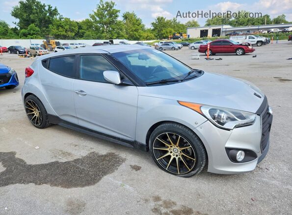 KMHTC6AE7GU275512 2016 HYUNDAI VELOSTER Silver Передня права чверть