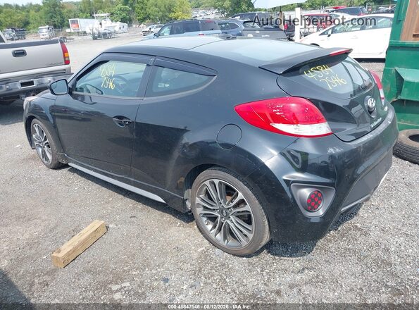 KMHTC6AE7GU278958 2016 HYUNDAI VELOSTER Black Trasero izquierdo