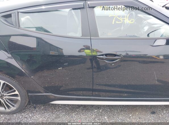 KMHTC6AE7GU278958 2016 HYUNDAI VELOSTER Black Vista frontal