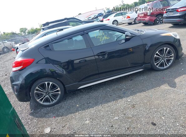 KMHTC6AE7GU278958 2016 HYUNDAI VELOSTER Black Trasero derecho