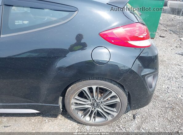 KMHTC6AE7GU278958 2016 HYUNDAI VELOSTER Black Vista del cuadro de instrumentos