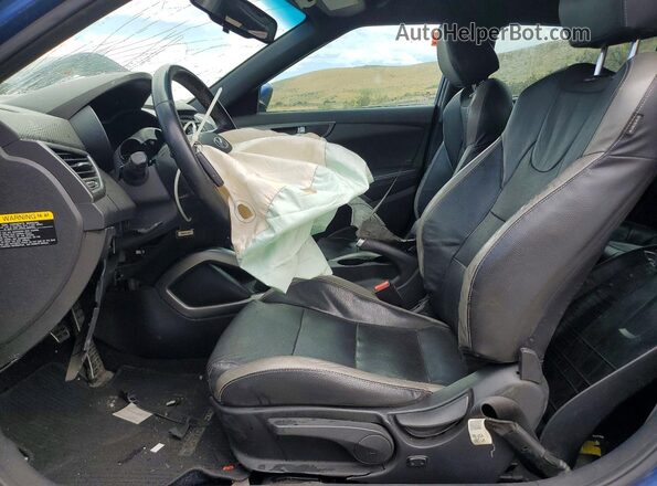 KMHTC6AE7GU291998 2016 HYUNDAI VELOSTER Blue Սալոնի դիմացի տեսք