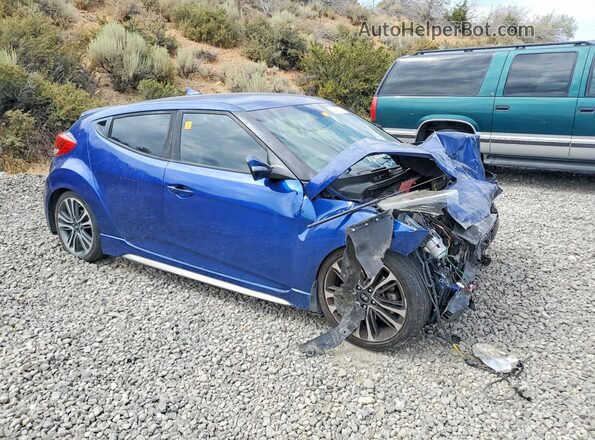 KMHTC6AE7GU291998 2016 HYUNDAI VELOSTER Blue Առջևի աջ