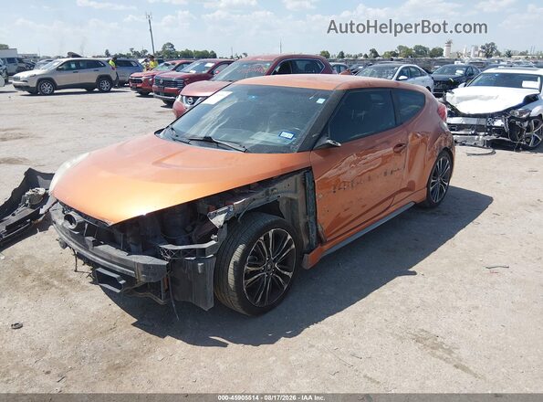 KMHTC6AE8GU298247 2016 HYUNDAI VELOSTER Orange Vista frontal