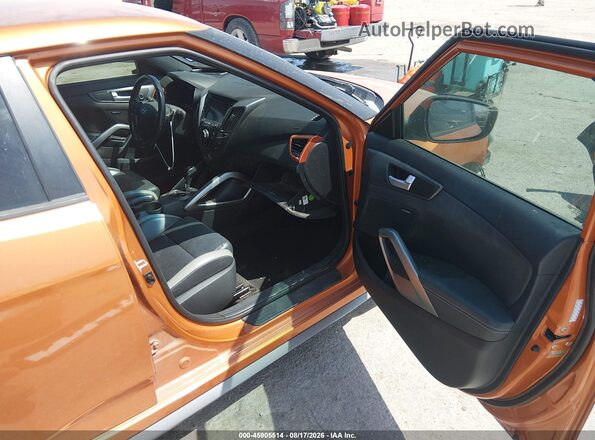 KMHTC6AE8GU298247 2016 HYUNDAI VELOSTER Orange Vista interior delantera