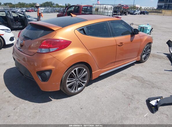 KMHTC6AE8GU298247 2016 HYUNDAI VELOSTER Orange Trasero derecho