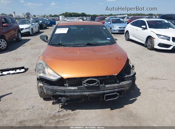 KMHTC6AE8GU298247 2016 HYUNDAI VELOSTER Orange Vista del cuadro de instrumentos