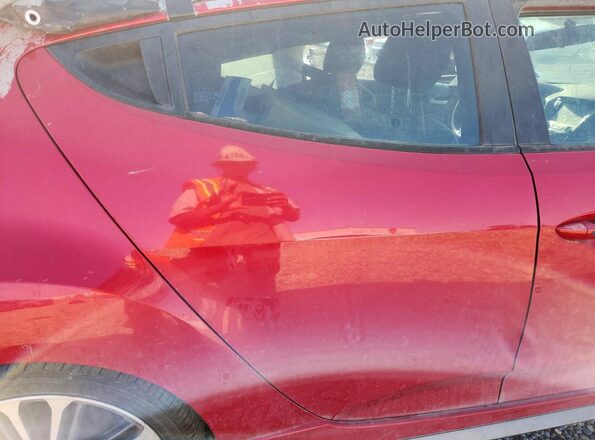 KMHTC6AE8HU309393 2017 HYUNDAI VELOSTER Red Vista de los asientos traseros