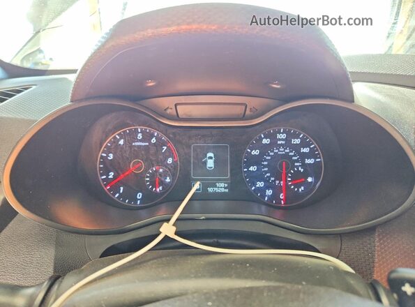 KMHTC6AE8HU310320 2017 HYUNDAI VELOSTER White Սարքավորումների վահանակի տեսք