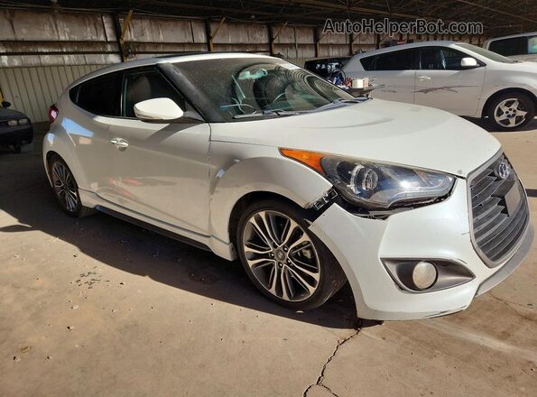 KMHTC6AE8HU310320 2017 HYUNDAI VELOSTER White Առջևի աջ