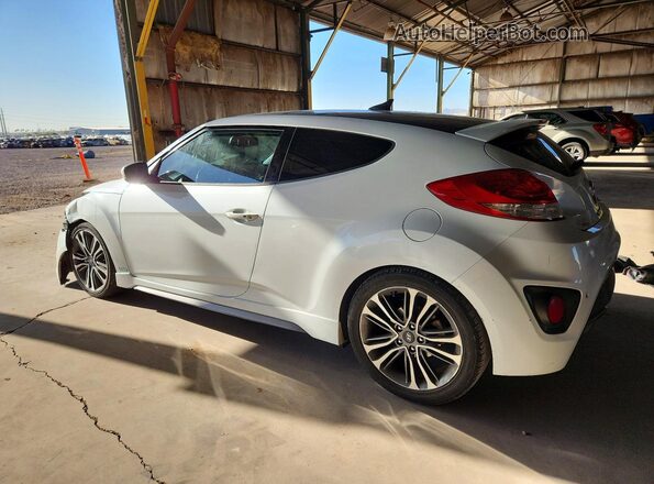 KMHTC6AE8HU310320 2017 HYUNDAI VELOSTER White Հետևի ձախ