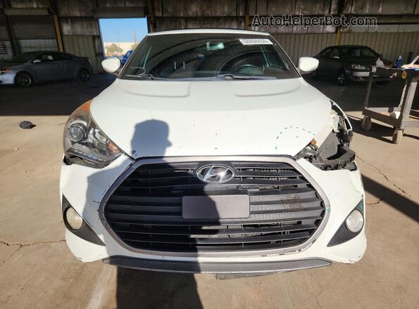 KMHTC6AE8HU310320 2017 HYUNDAI VELOSTER White Դիմացի տեսք