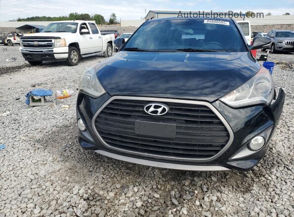 KMHTC6AE9GU264205 2016 HYUNDAI VELOSTER Black წინა ხედი