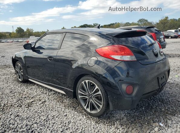 KMHTC6AE9GU264205 2016 HYUNDAI VELOSTER Black უკანა მარცხენა