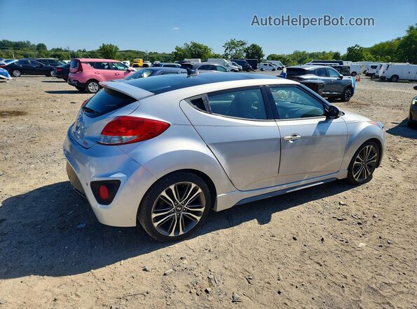 KMHTC6AE9HU308494 2017 HYUNDAI VELOSTER Silver Դիմացի տեսք