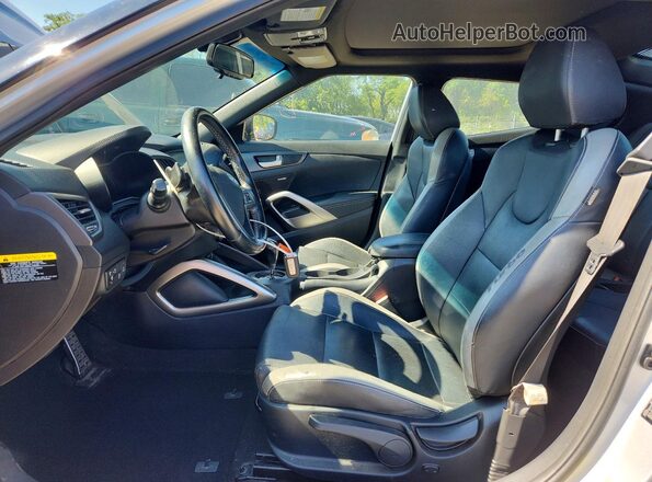 KMHTC6AE9HU308494 2017 HYUNDAI VELOSTER Silver Սալոնի 360 աստիճան տեսք