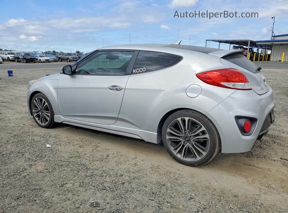 KMHTC6AEXGU263242 2016 HYUNDAI VELOSTER Silver Rear left