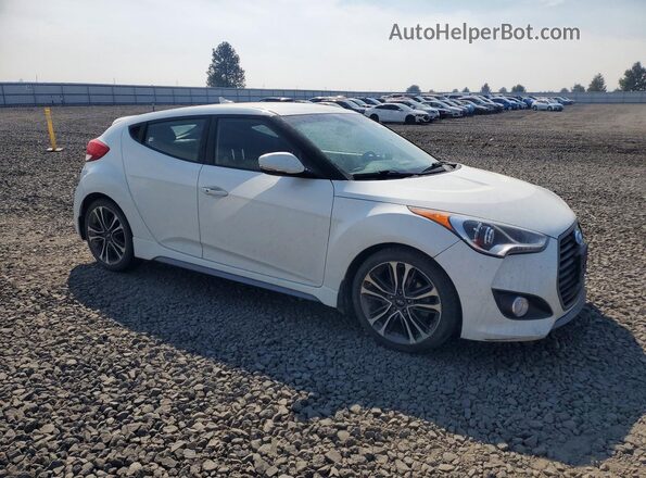 KMHTC6AEXGU265671 2016 HYUNDAI VELOSTER White Przód prawy