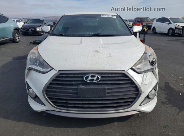 KMHTC6AEXGU304100 2016 HYUNDAI VELOSTER White Vista frontal