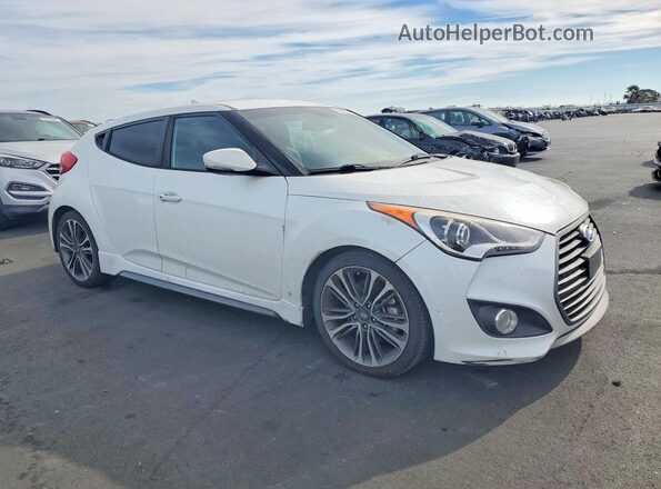 KMHTC6AEXGU304100 2016 HYUNDAI VELOSTER White Delantero derecho
