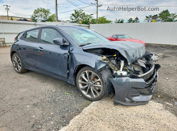 KMHTG6AF0KU011134 2019 HYUNDAI VELOSTER Gray Առջևի աջ