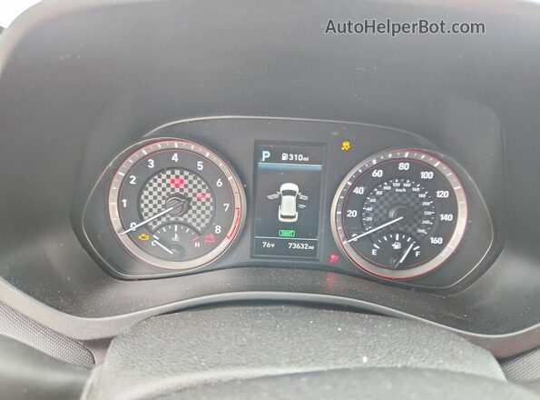 KMHTG6AF0KU011134 2019 HYUNDAI VELOSTER Gray Սարքավորումների վահանակի տեսք
