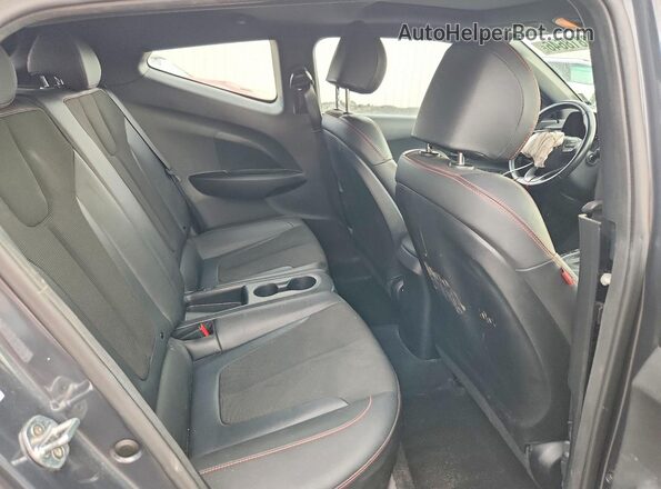 KMHTG6AF0KU011134 2019 HYUNDAI VELOSTER Gray Հետևի նստատեղերի տեսք