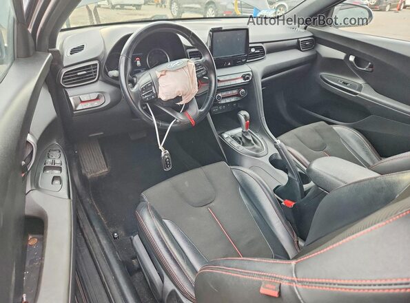 KMHTG6AF0KU011134 2019 HYUNDAI VELOSTER Gray Առջևի վահանակի տեսք