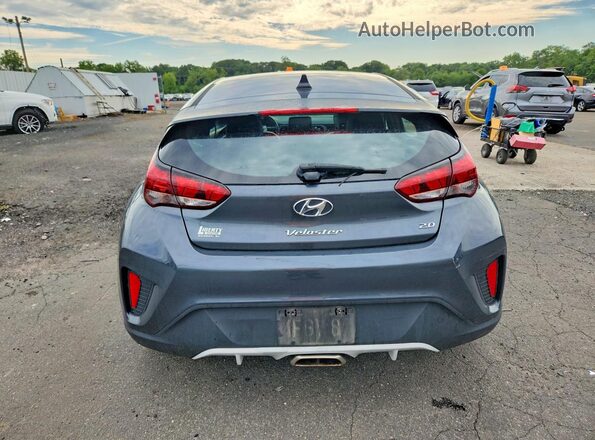 KMHTG6AF0KU011134 2019 HYUNDAI VELOSTER Gray Հետևի տեսք