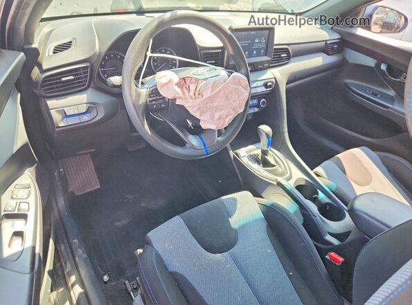KMHTG6AF0KU016804 2019 HYUNDAI VELOSTER Gray Առջևի վահանակի տեսք