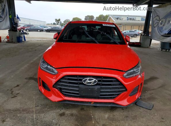 KMHTG6AF1KU018478 2019 HYUNDAI VELOSTER Red Vista frontal