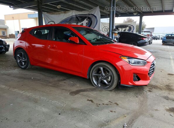KMHTG6AF1KU018478 2019 HYUNDAI VELOSTER Red Delantero derecho