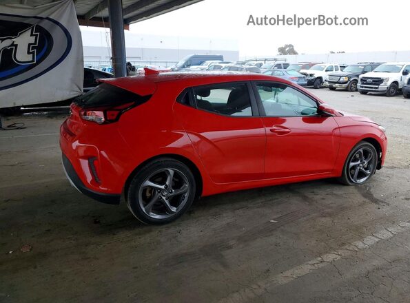 KMHTG6AF1KU018478 2019 HYUNDAI VELOSTER Red Trasero derecho