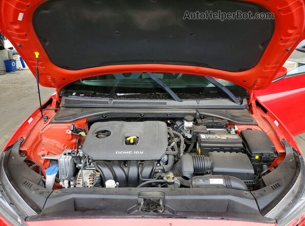 KMHTG6AF1KU018478 2019 HYUNDAI VELOSTER Red Vista interior trasera