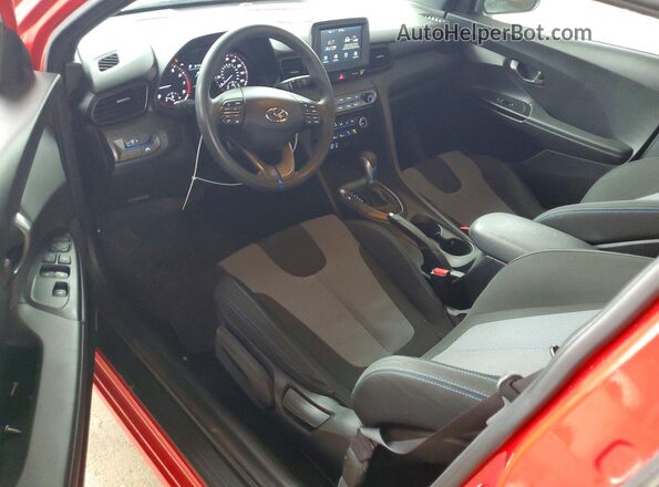 KMHTG6AF1KU018478 2019 HYUNDAI VELOSTER Red Vista del salpicadero