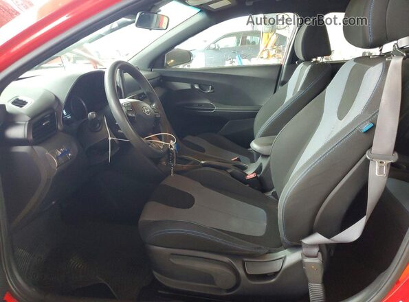 KMHTG6AF1KU018478 2019 HYUNDAI VELOSTER Red Vista interior delantera