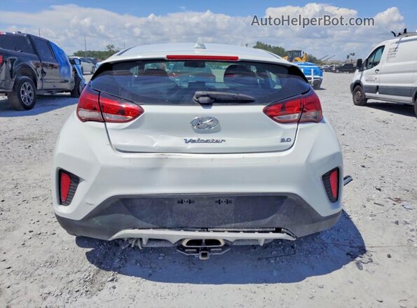 KMHTG6AF1LU025769 2020 HYUNDAI VELOSTER White Вид ззаду