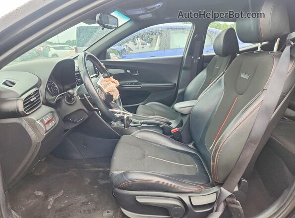 KMHTG6AF2LU026199 2020 HYUNDAI VELOSTER Black წინა სალონის ხედი
