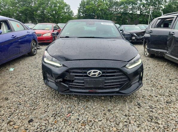KMHTG6AF2LU026199 2020 HYUNDAI VELOSTER Black წინა ხედი