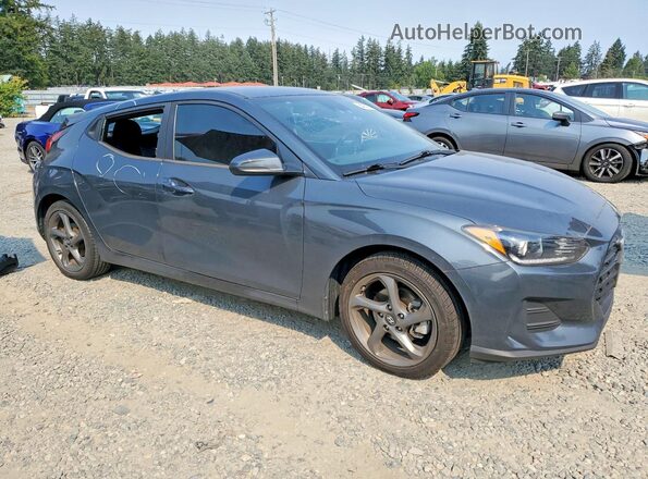 KMHTG6AF3KU008941 2019 HYUNDAI VELOSTER Gray Przód prawy