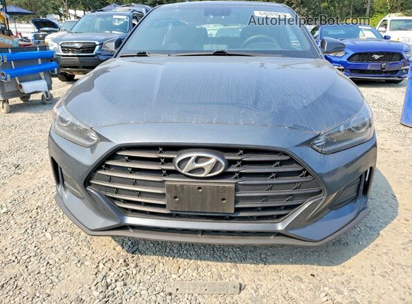 KMHTG6AF3KU008941 2019 HYUNDAI VELOSTER Gray Widok z przodu