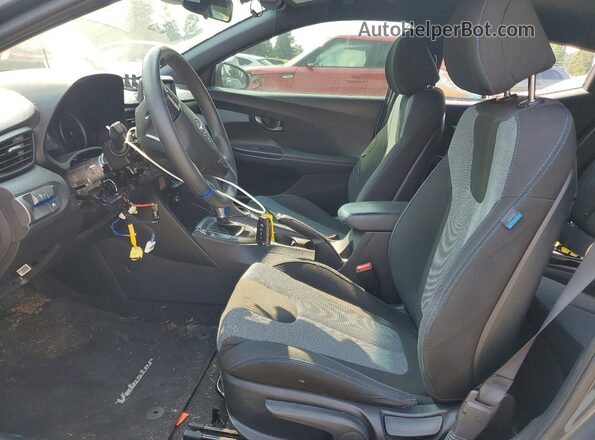 KMHTG6AF3KU008941 2019 HYUNDAI VELOSTER Gray Widok wnętrza z przodu