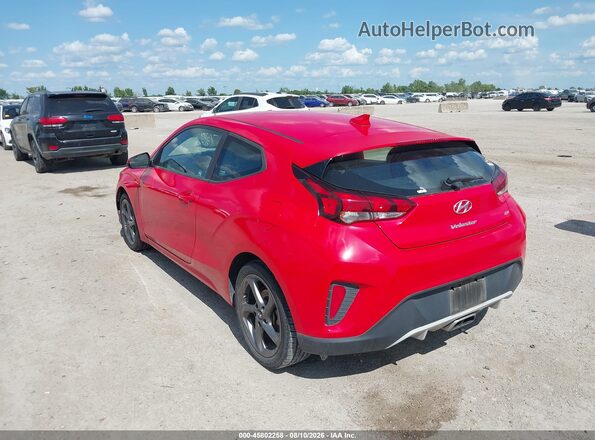 KMHTG6AF3KU017803 2019 HYUNDAI VELOSTER Red Задня ліва чверть