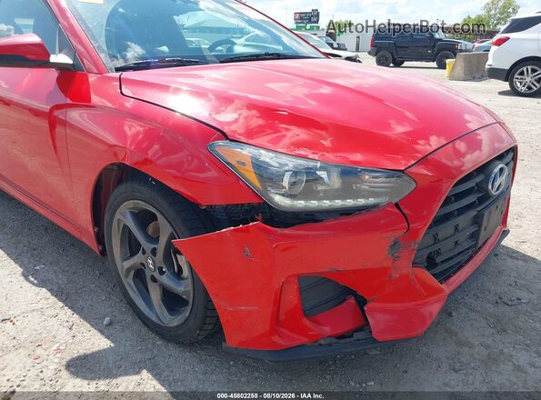 KMHTG6AF3KU017803 2019 HYUNDAI VELOSTER Red Вид спереду