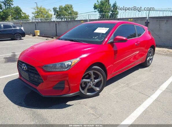 KMHTG6AF3KU019311 2019 HYUNDAI VELOSTER Red Front left
