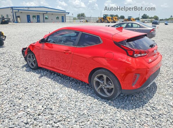 KMHTG6AF4KU016952 2019 HYUNDAI VELOSTER Red უკანა მარცხენა