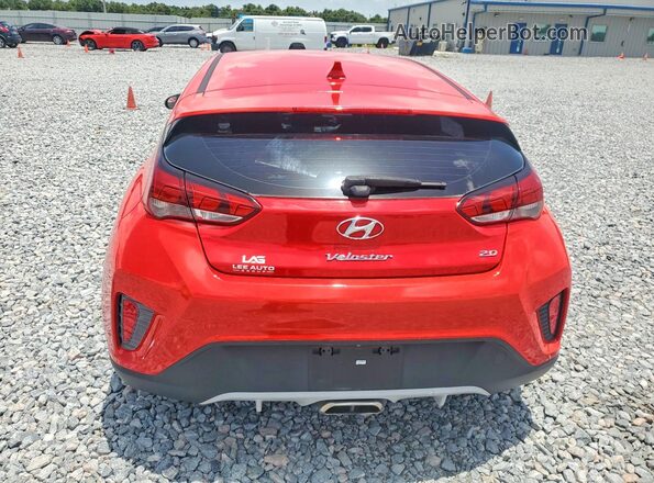 KMHTG6AF4KU016952 2019 HYUNDAI VELOSTER Red უკანა ხედი